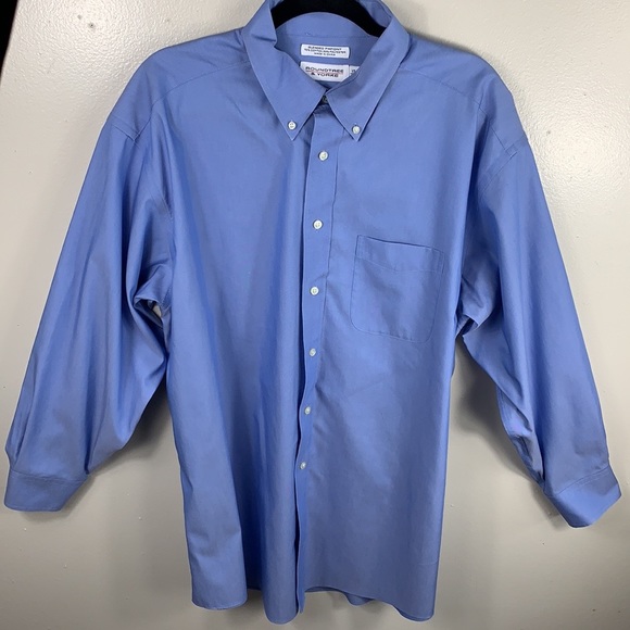 Roundtree & Yourke Blue Button Down shirt - Picture 2 of 5